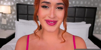 Nia Bleu In Redhead Cant Resist From Mans Huge Dick