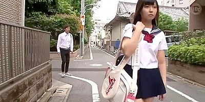 Very Hot Censored Clip With Shy Japanese schoolgirl 18+