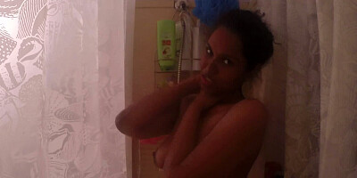 Amateur Indian whore is showing her her tits and more