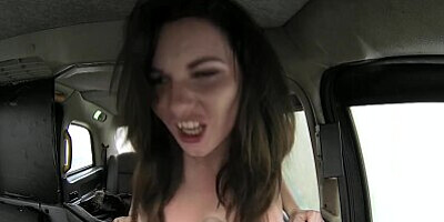 FakeTaxi Big tits and sexy eyes takes cock