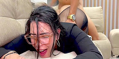Secretary Fucks Her Bosss Young Client In The Office Until They Come In Her Face! Kylei Ellish 29 Min