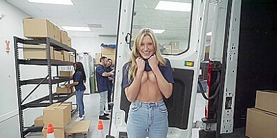 Tony Rubino And Addison Vodka In Hot Nice Fuck At Work In The Storeroom