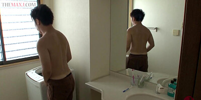 She Discovered That He Jerks Off On Her Panties,So She Decided To Give Him That Pleasure By Herself - AsianHappyEnding