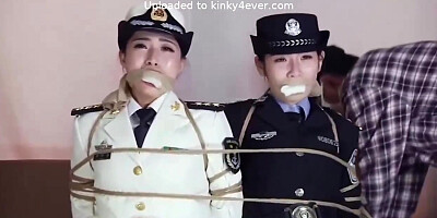 Chinese Women Police And Navy