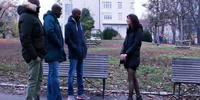 Silvia Soprano, Joachim Kessef And Bob Deker In Cock Chugging Fucked By Three Dark Dicks 11 Min