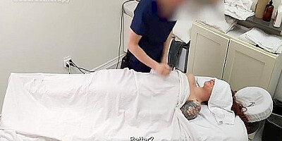 Alice, A Young Waitress Didnt Expect My Special Massage When She Came To Our Spa. 21 Min