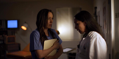 GIRLSWAY - Doctor Vicki Chase KNOWS How To Keep Nurse Sinn Sage's Mouth Busy From Telling Secrets