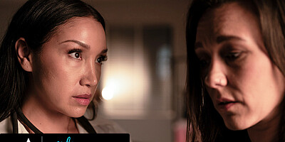 GIRLSWAY - Doctor Vicki Chase KNOWS How To Keep Nurse Sinn Sage's Mouth Busy From Telling Secrets