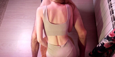 Hungry Beauty Passionately Sucks And Takes Cum On Tits