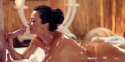 Raunchy Tight Slick Tanned Body Pounded Hard