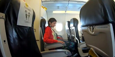 Mila Fox - Sex On The Plane With The Passenger