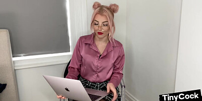 SPH amateur doll humiliates small cocks in solo video