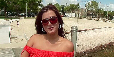 After Her Break Up The Brunette Gets Picked Up And Pummeled By A Random Stranger. 32 Min