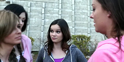 Two horny lesbians enjoying hot scissoring