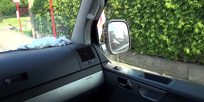 Sexy Blonde Prefer Van Than Bus And Fuck Bald Stranger 7 Min With Ria Sunn