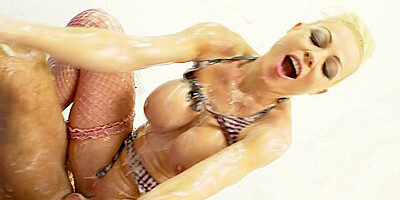 CINDY BEHR - Gets Covered In Sweet Pudding