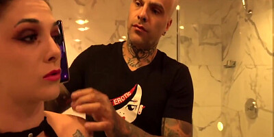 Sully Savage - Sucking Cock While Being Tattooed 10 Min