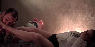 She Got Of Pleasure From His Foot Massage