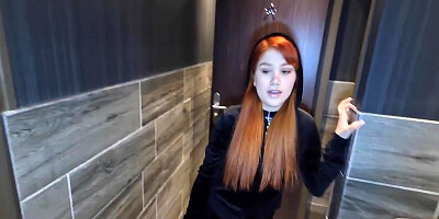 Peruvian Teen 18+ Thief Caught And Fucked In Anal In The Toilets Of A Hotel By 2 Strangers !!