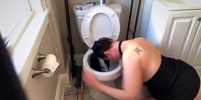 Dont Need A Mop When You Have A Filthy Pig As A Slave