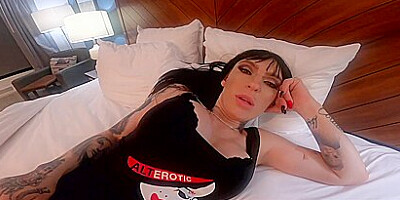 Misha Montana - Big Tittied Tattooed Babe Loves Waking For Toys