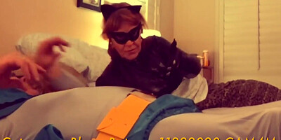 Catgranny Blows Batman Cam4m