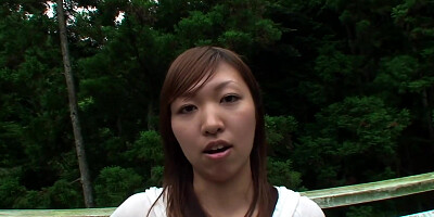 Half Japanese buddy with a camera has sex right on the road