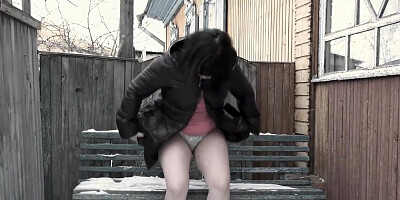 Pissing Compilation. I Pee In Different Places