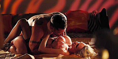 Crazy And Anna De Villes Big Cock Porn