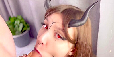 Sexy Succubus Seduced Me And Get Cum On Face After Good Fuck Pov