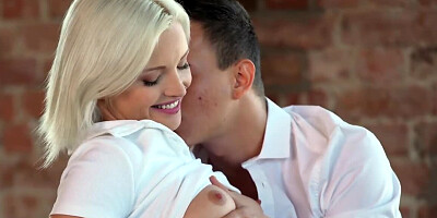 Adorable girl Zazie Skymm is being fucked in the bootyhole