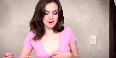 Brunette Gives A Slow Sensual Strokej - Freya Parker