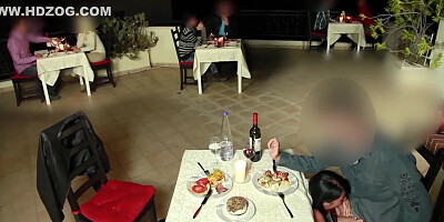 Public Extreme! Fucked In The Middle Of The Restaurant