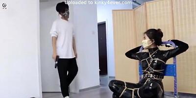 Latex Spy Got Humiliation