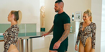 Busty Blonde Babas Share a Big Cock