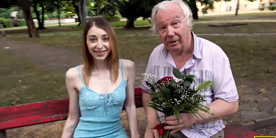 Model Entices Old Hubby Into Watching Her Being Fucked With Lana Bunny And David Perry
