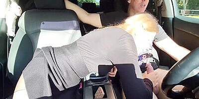 We Were Getting Home But I Couldnt Resist To Stop On The Closest Parking And Suck His Cock And Swallow Cum 17 Min