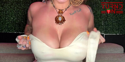 Huge Natural Tits Indica Flower Fucks Pov After Interview