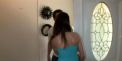 Cute girl Kandi Milan seduced and fucked expertly