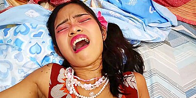 Freak Sucking His Own Huge Dick And Covers Tiny Filipina With Crazy Load Of Cum