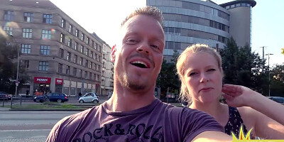 German sex date amateur babe public POV fucked outdoor