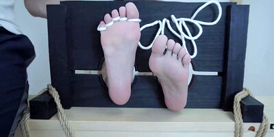 Chinese Feet Tied And Tickle