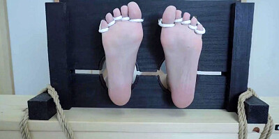 Chinese Feet Tied And Tickle