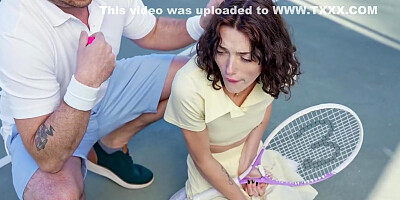 Takes Break From Tennis Lessons To Ride A Big Cock - Shrooms Q