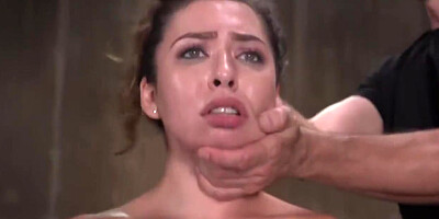 Tied Up In A Rope Bondage And Fucked In A Threesome With Melissa Moore And Tommy Pistol