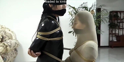 Tied Together With Her Humiliated