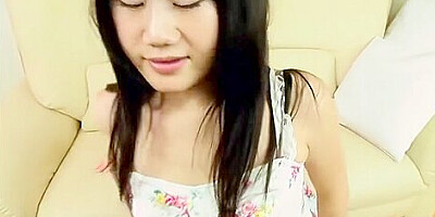 Gold - Graceful Japanese teen 18+ Fills Her Mout