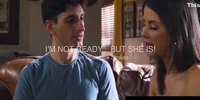 Nick Strokes, Kylie Rocket And Aften Opal - teen 18+ Virgin Gives Her Bf Permission To Smash Her Pawg Bff