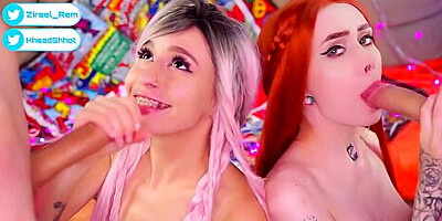 Foursome Geek Girls Get Fucked By Guys