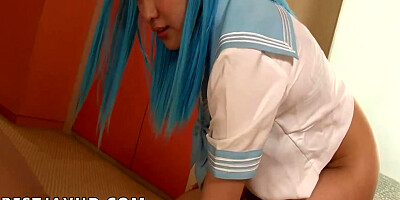Maki Horiguchi, the super-steamy Asian chick, gives a bj in ideal porn demo. Awesome Japanese!